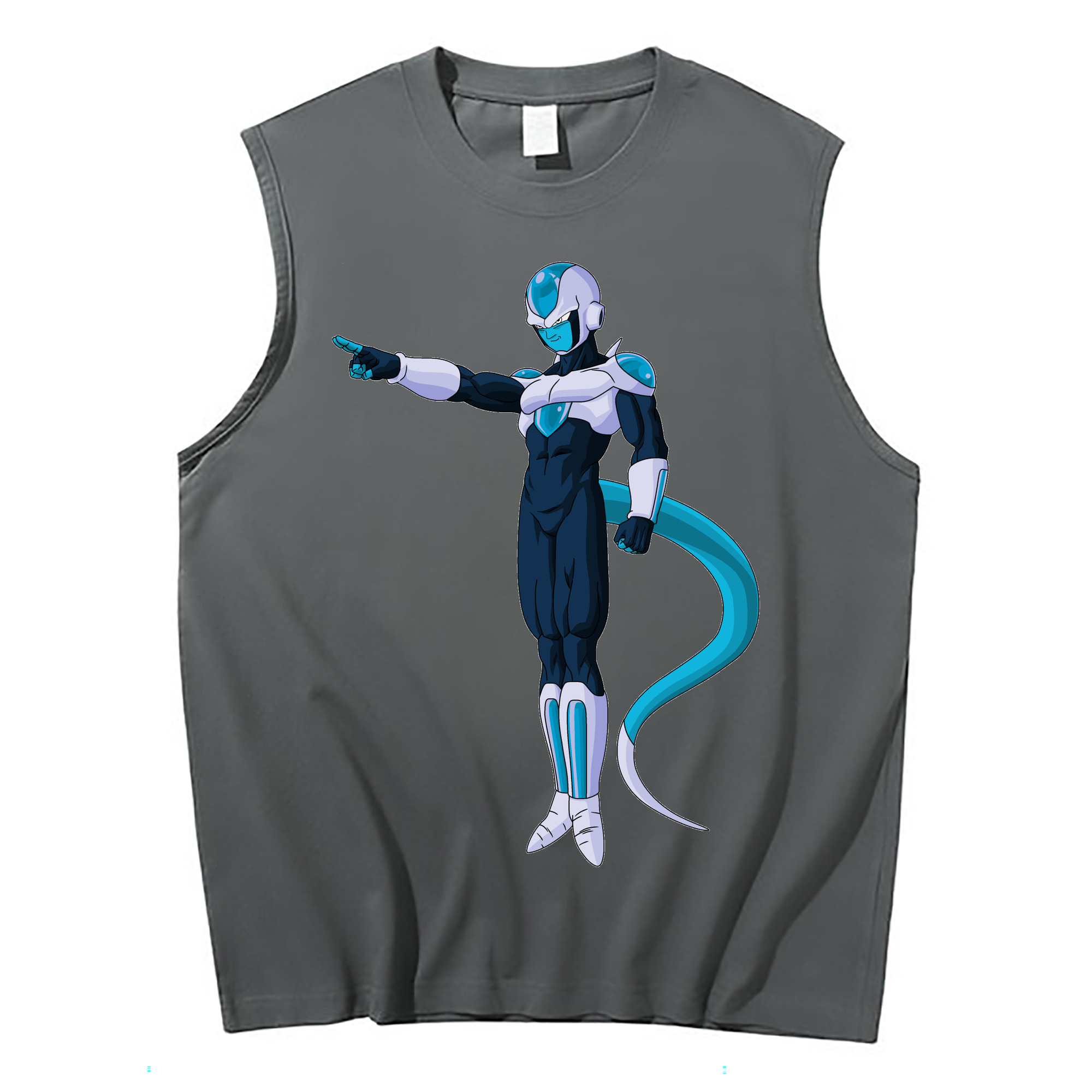 （画像用） ドラゴンボール フリーザ DRAGON BALL Frieza コットン100％タンクトップ（フロントプリント）